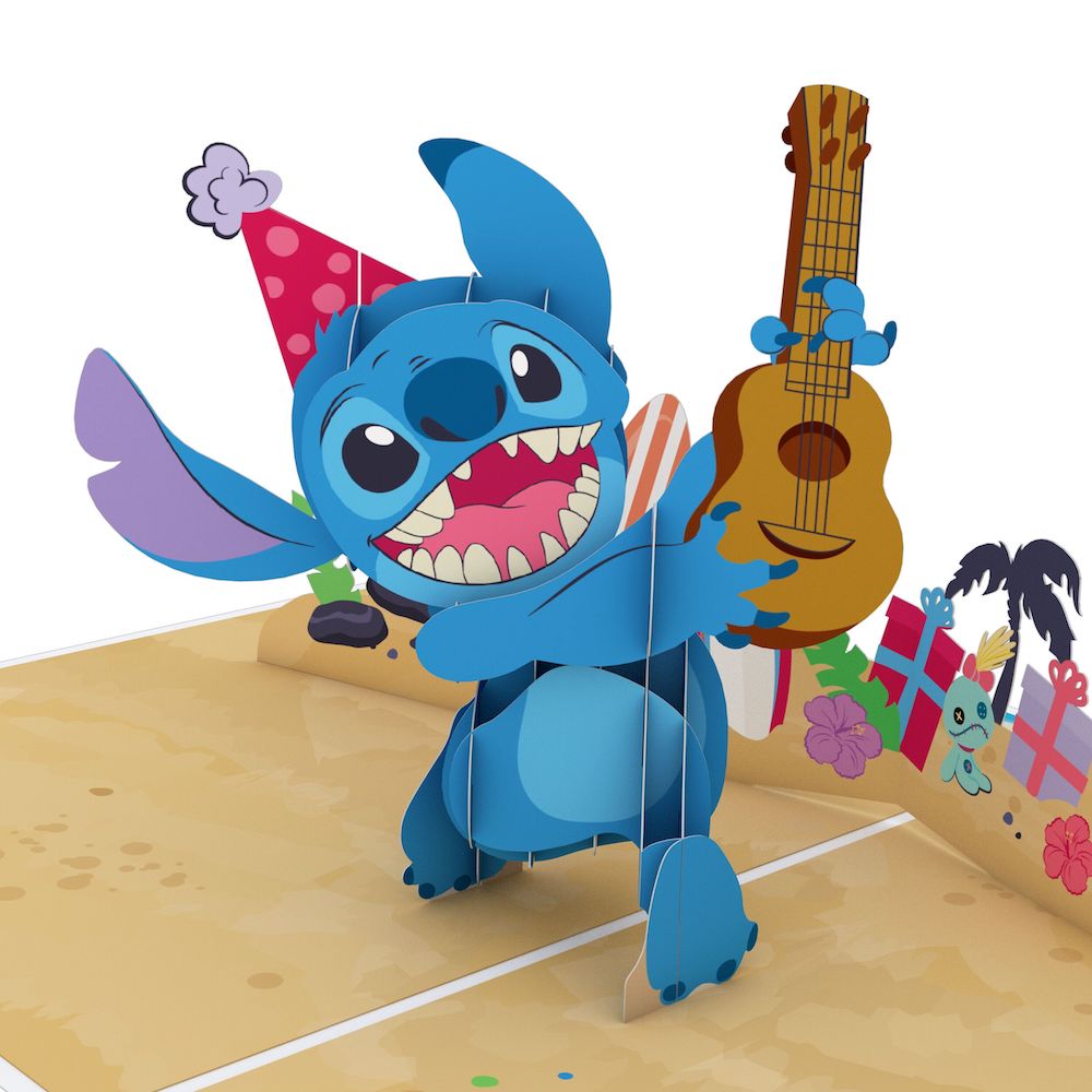 Disney's Stitch Rockin' Birthday Pop-Up Card – Lovepop